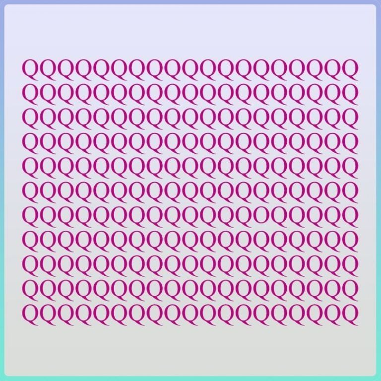 Izaicinoša IQ mīkla: tikai laimīgie atradīs paslēpto burtu 