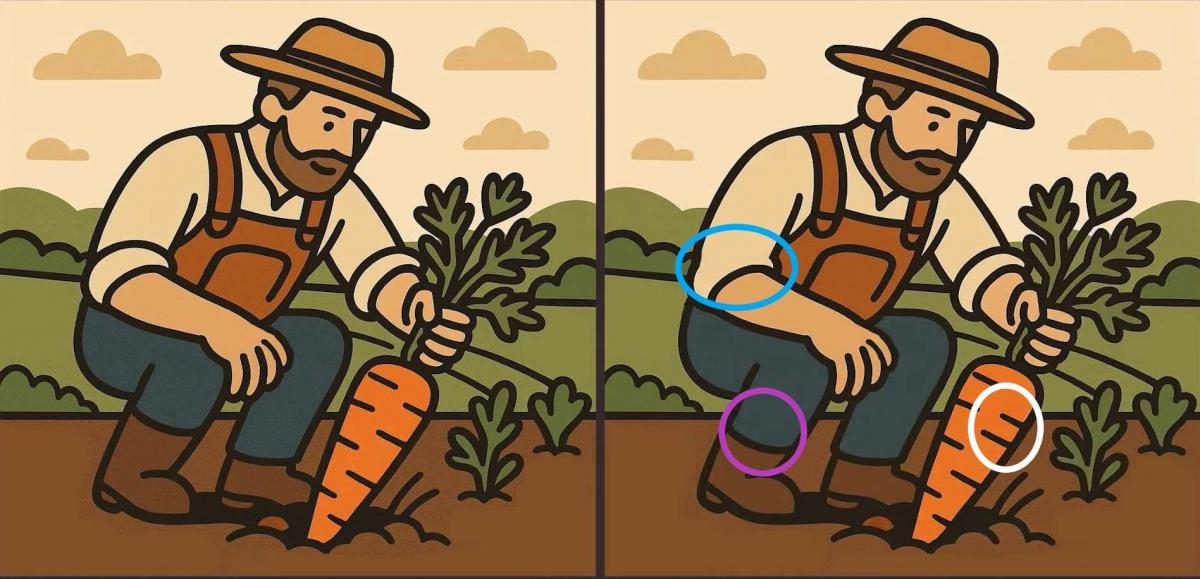 Interesants IQ tests: mēģiniet 19 sekunžu laikā atrast trīs atšķirības fotogrāfijā.