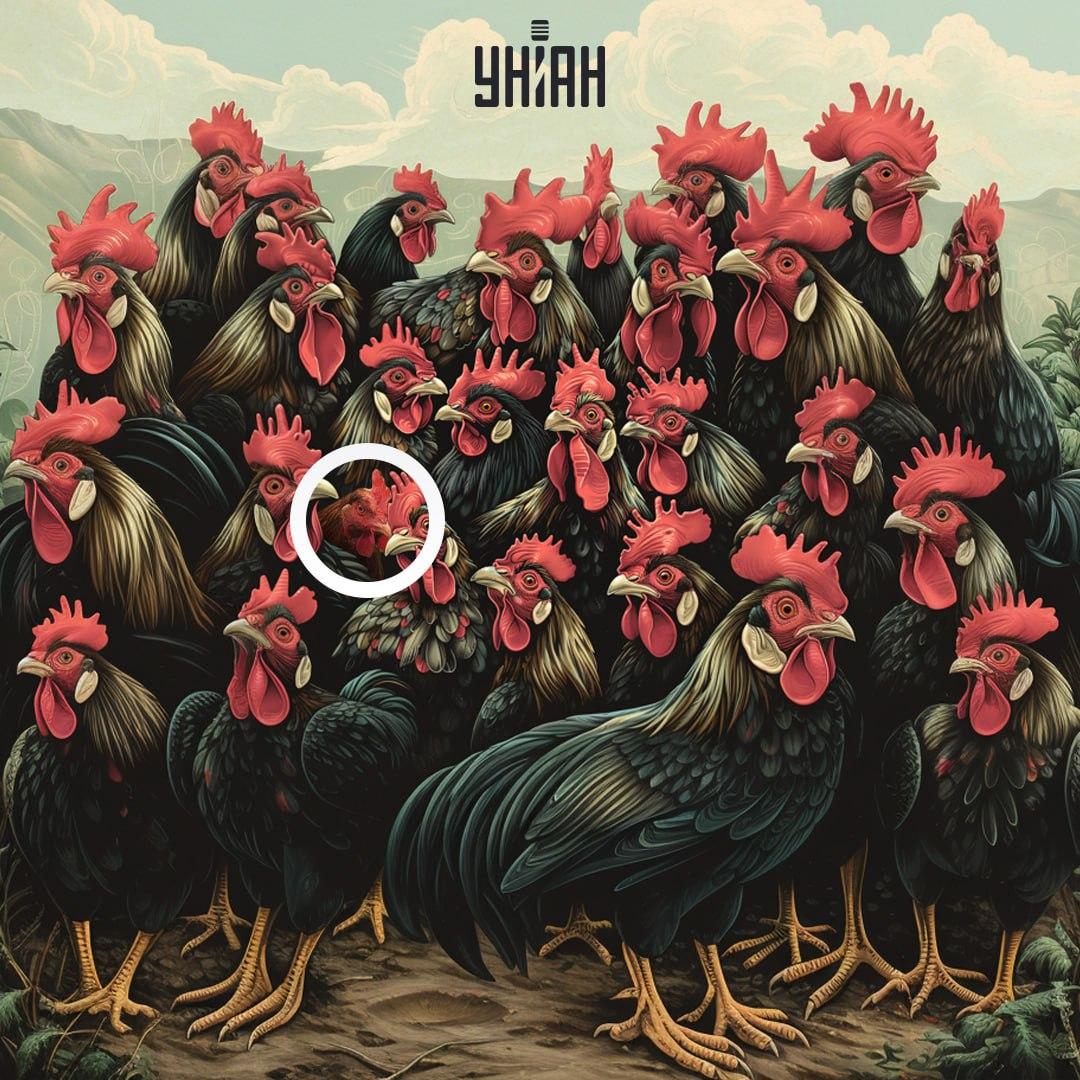 Vistas gliemežvāks nav tas pats, kas gaiļa / Moje kolāža