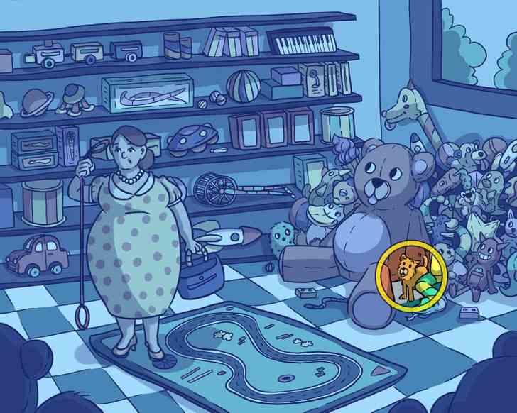 Tikai retais to spēj: tikai īsts detektīvs spēj atrast kucēnu 13 sekundēs.