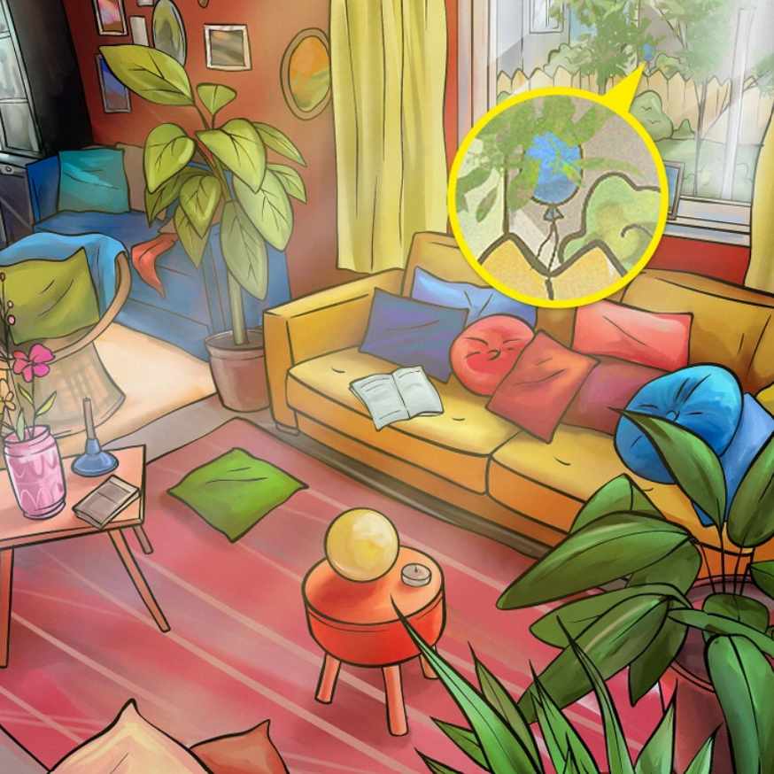 Tikai daži cilvēki var atrast balonu: mīkla uzmanīgākajiem cilvēkiem.