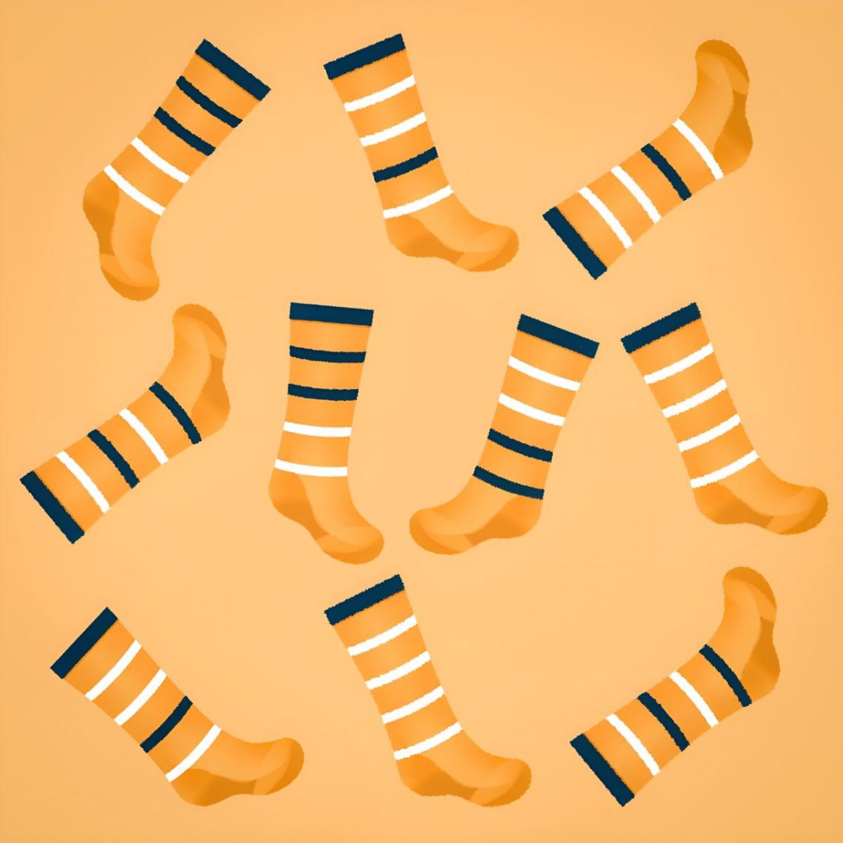 Ļoti ātri atrodiet paslēptu zeķi / Moje kolāža