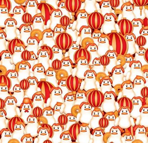 Mīklu īstiem detektīviem: jums 5 sekunžu laikā jāatrod attēlā redzamais gailis.