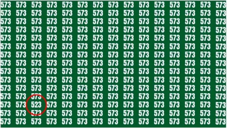 Optiskā ilūzija ar skaitļiem