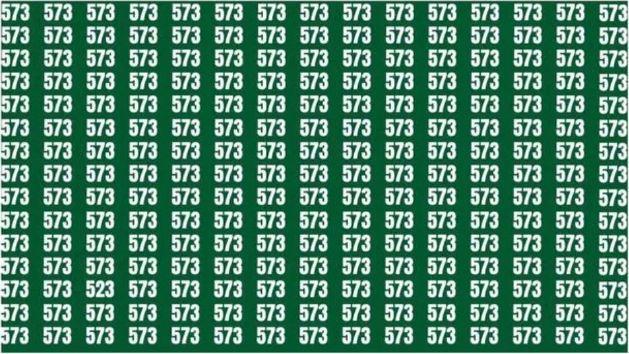 Optiskā ilūzija ar skaitļiem