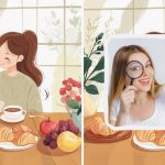 Jums ir 11 sekundes, lai atrastu 4 atšķirības brokastīs: ļoti