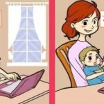 Super puzzle: 10 sekunžu laikā atrodiet 3 atšķirības mammas un