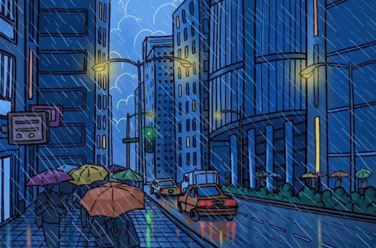 Mēģiniet ātri atrast paslēpto lietussargu / Bright Side rakstu