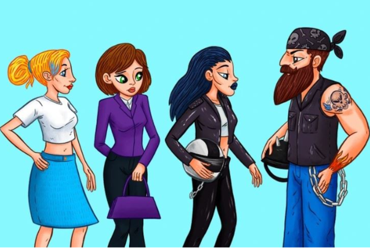 Atrast velosipēdista sievu 7 sekundēs / Bright Side zīmējums