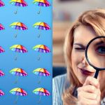 Vienkāršs IQ tests: jums 9 sekunžu laikā jāatrod svešs lietussargs.