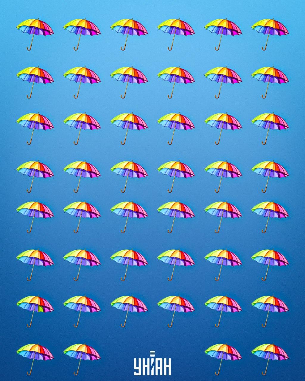 Atrodi lietussargu, kas atšķiras no citiem / Moje foto